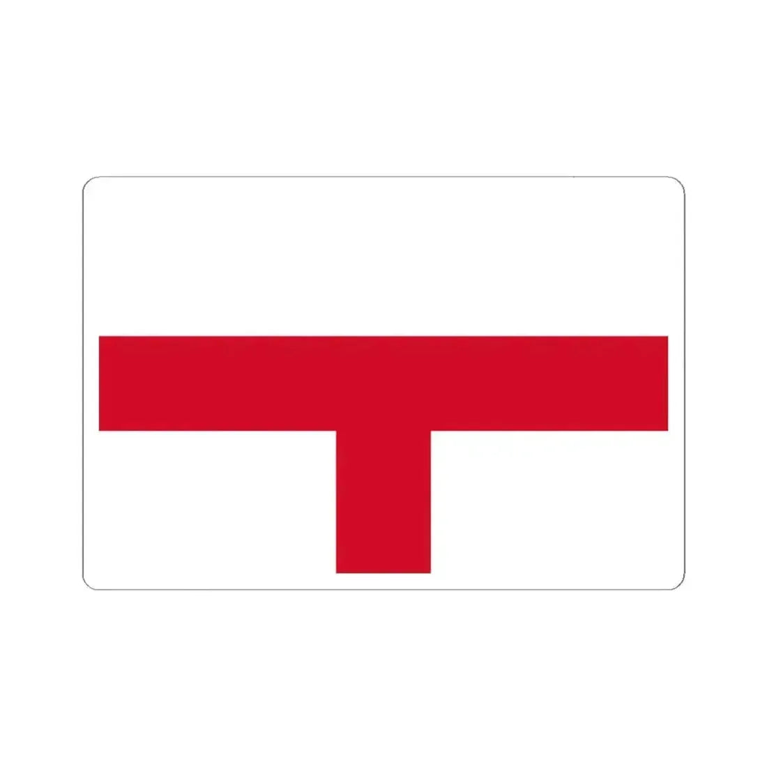 Flag of Kirkop Malta - STICKER Vinyl Kiss-Cut Decal 6 Inch White - The Sticker Space