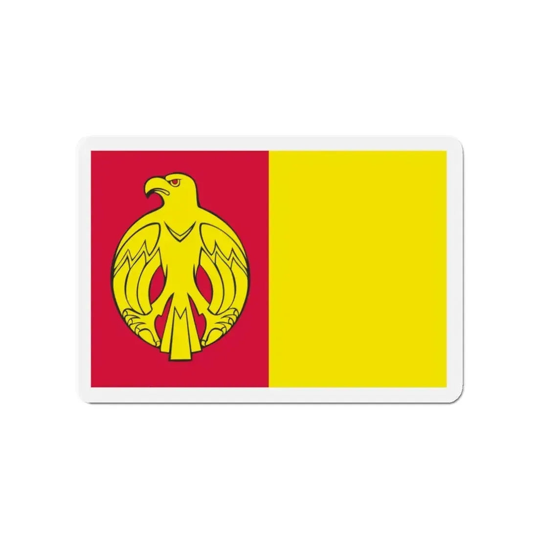 Flag of Kirovohrad Oblast Ukraine - Refrigerator Magnet 3 Inch - The Sticker Space