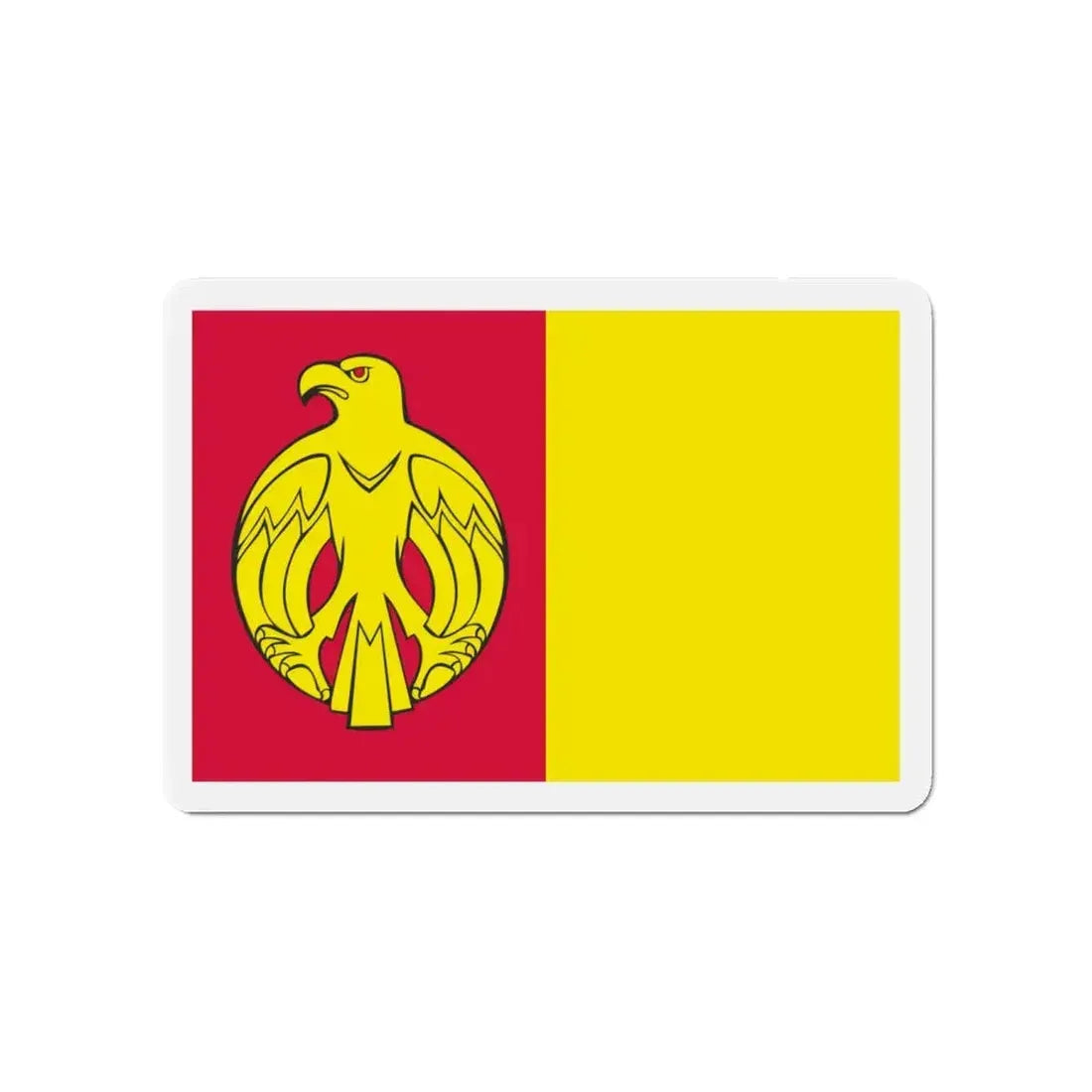 Flag of Kirovohrad Oblast Ukraine - Refrigerator Magnet 4 Inch - The Sticker Space