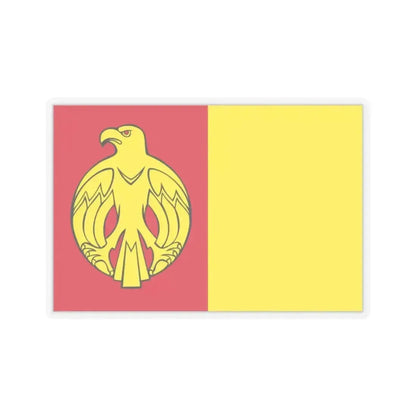 Flag of Kirovohrad Oblast Ukraine - STICKER Vinyl Kiss-Cut Decal 2 Inch Transparent - The Sticker Space