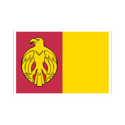 Flag of Kirovohrad Oblast (Ukraine) STICKER Vinyl Kiss-Cut Decal 2 Inch White - The Sticker Space