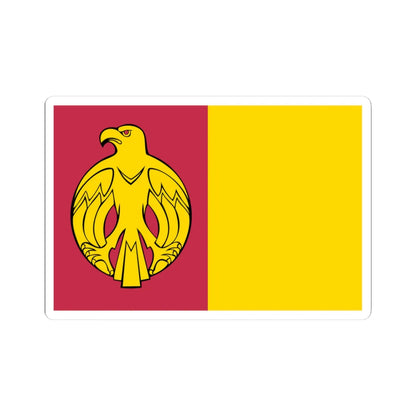 Flag of Kirovohrad Oblast (Ukraine) STICKER Vinyl Kiss-Cut Decal 3 Inch White - The Sticker Space