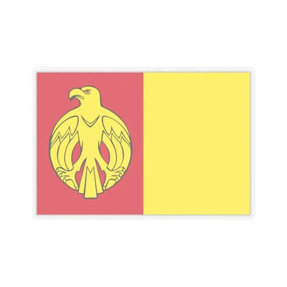 Flag of Kirovohrad Oblast Ukraine - STICKER Vinyl Kiss-Cut Decal 4 Inch Transparent - The Sticker Space