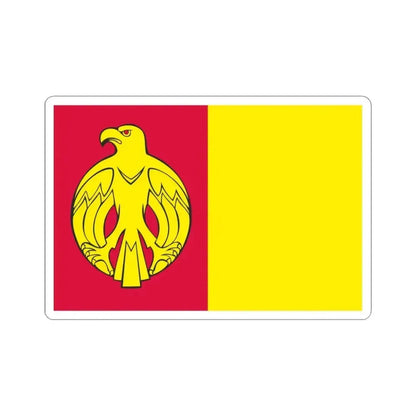 Flag of Kirovohrad Oblast Ukraine - STICKER Vinyl Kiss-Cut Decal 4 Inch White - The Sticker Space