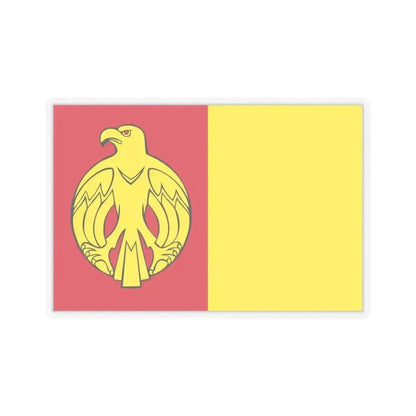 Flag of Kirovohrad Oblast Ukraine - STICKER Vinyl Kiss-Cut Decal 6 Inch Transparent - The Sticker Space