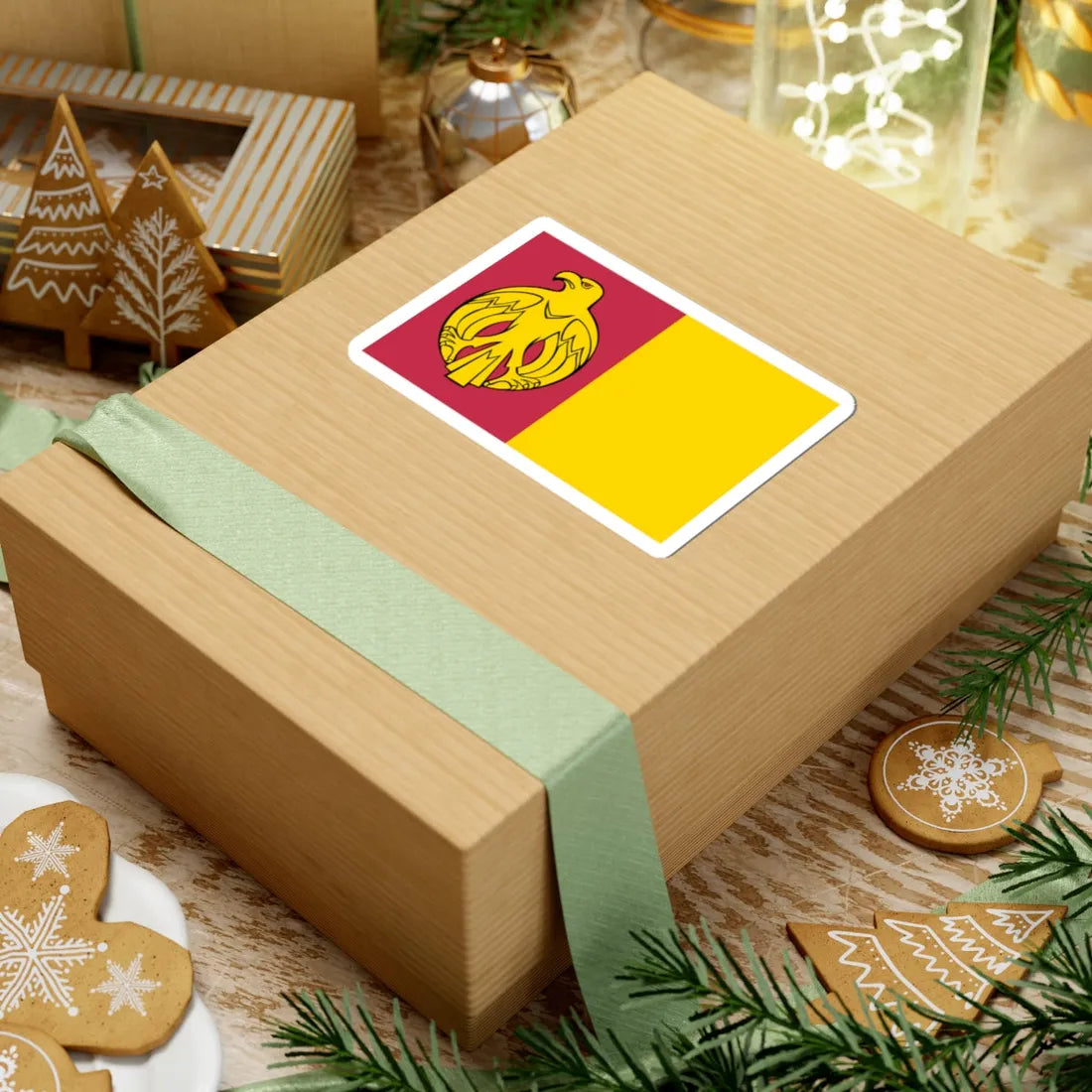 Flag of Kirovohrad Oblast (Ukraine) STICKER Vinyl Kiss-Cut Decal - The Sticker Space