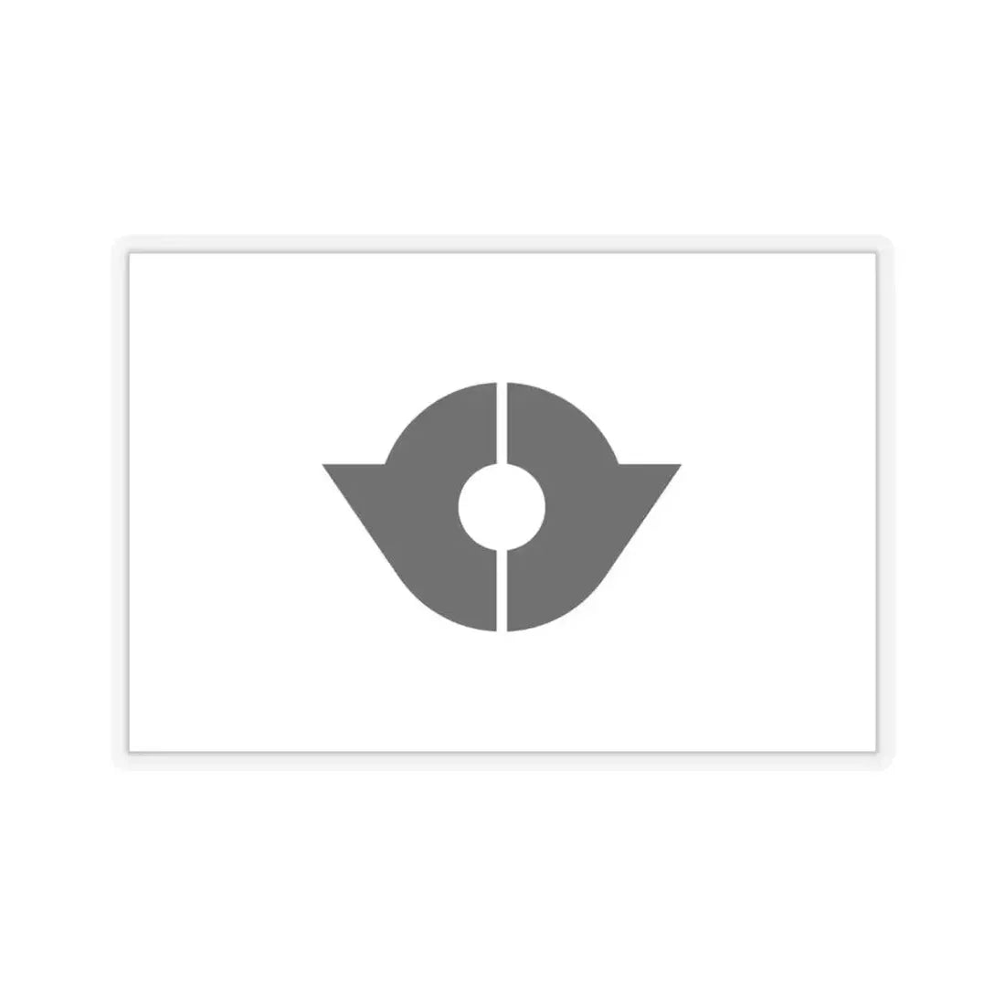 Flag of Kita Tokyo Japan - STICKER Vinyl Kiss-Cut Decal 6 Inch Transparent - The Sticker Space