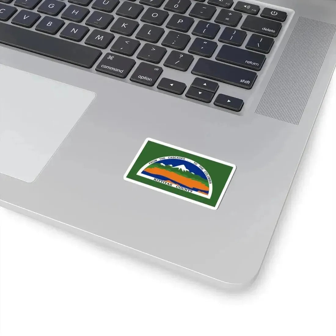 Flag of Kittitas County Washington (United States) STICKER Vinyl Kiss-Cut Decal - The Sticker Space