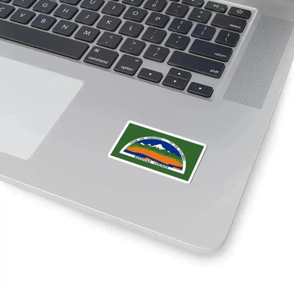 Flag of Kittitas County Washington (United States) STICKER Vinyl Kiss-Cut Decal - The Sticker Space