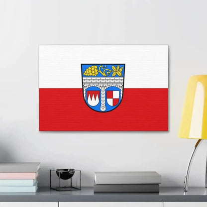 Flag of Kitzingen Germany - Canvas Wall Art - The Sticker Space