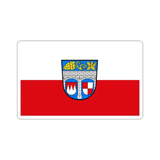 Flag of Kitzingen Germany STICKER Vinyl Die-Cut Decal 6 Inch - The Sticker Space