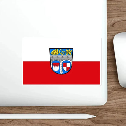 Flag of Kitzingen Germany STICKER Vinyl Die-Cut Decal - The Sticker Space