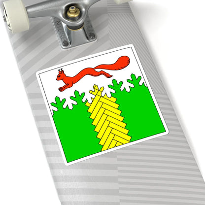 Flag of Kivertsi (Ukraine) STICKER Vinyl Kiss-Cut Decal - The Sticker Space