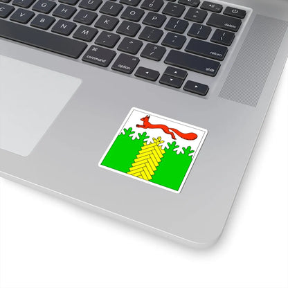 Flag of Kivertsi (Ukraine) STICKER Vinyl Kiss-Cut Decal - The Sticker Space