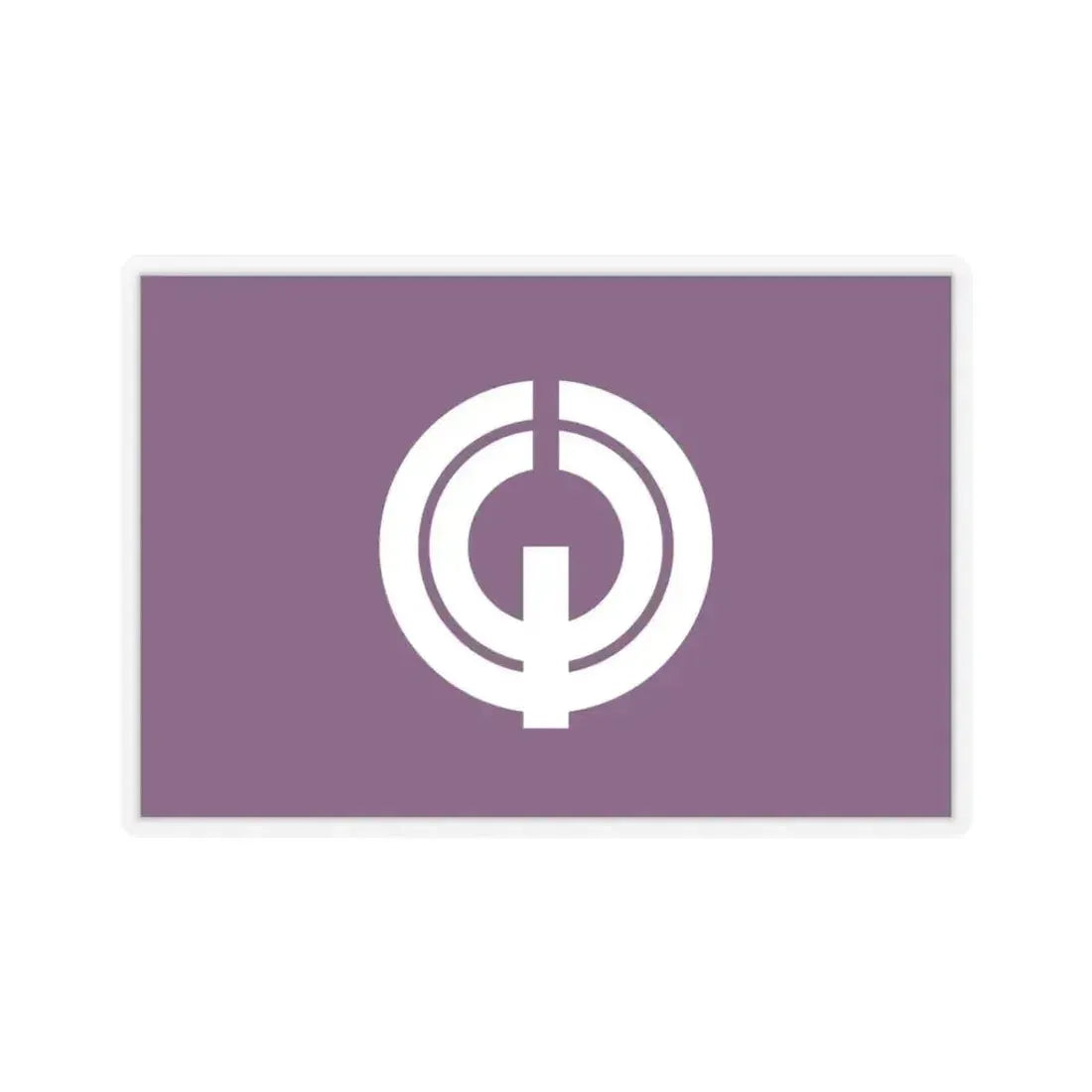 Flag of Kiyose Tokyo Japan - STICKER Vinyl Kiss-Cut Decal 3 Inch Transparent - The Sticker Space