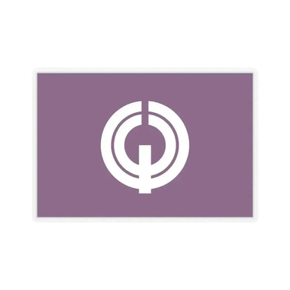 Flag of Kiyose Tokyo Japan - STICKER Vinyl Kiss-Cut Decal 3 Inch Transparent - The Sticker Space