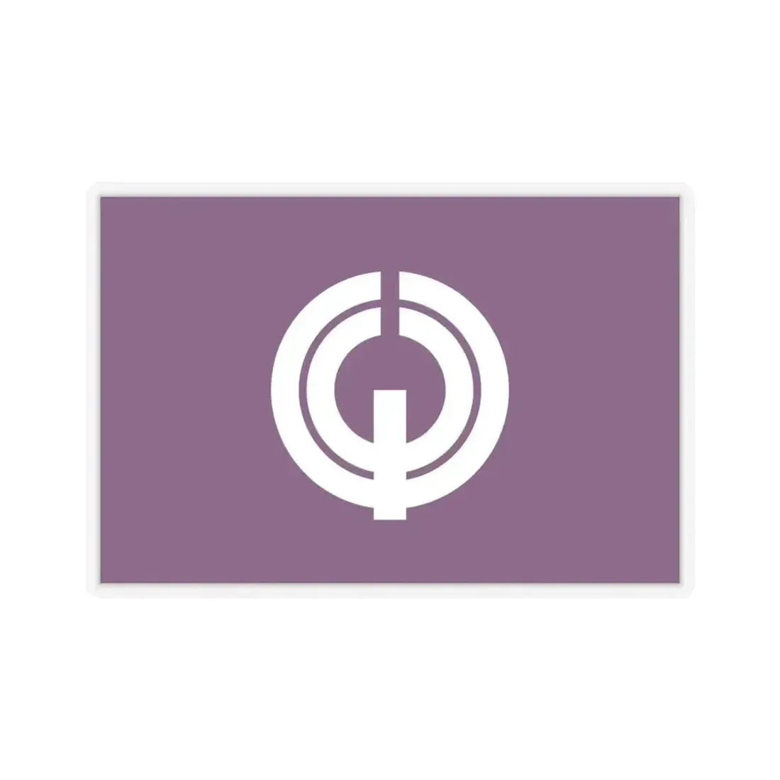 Flag of Kiyose Tokyo Japan - STICKER Vinyl Kiss-Cut Decal 6 Inch Transparent - The Sticker Space