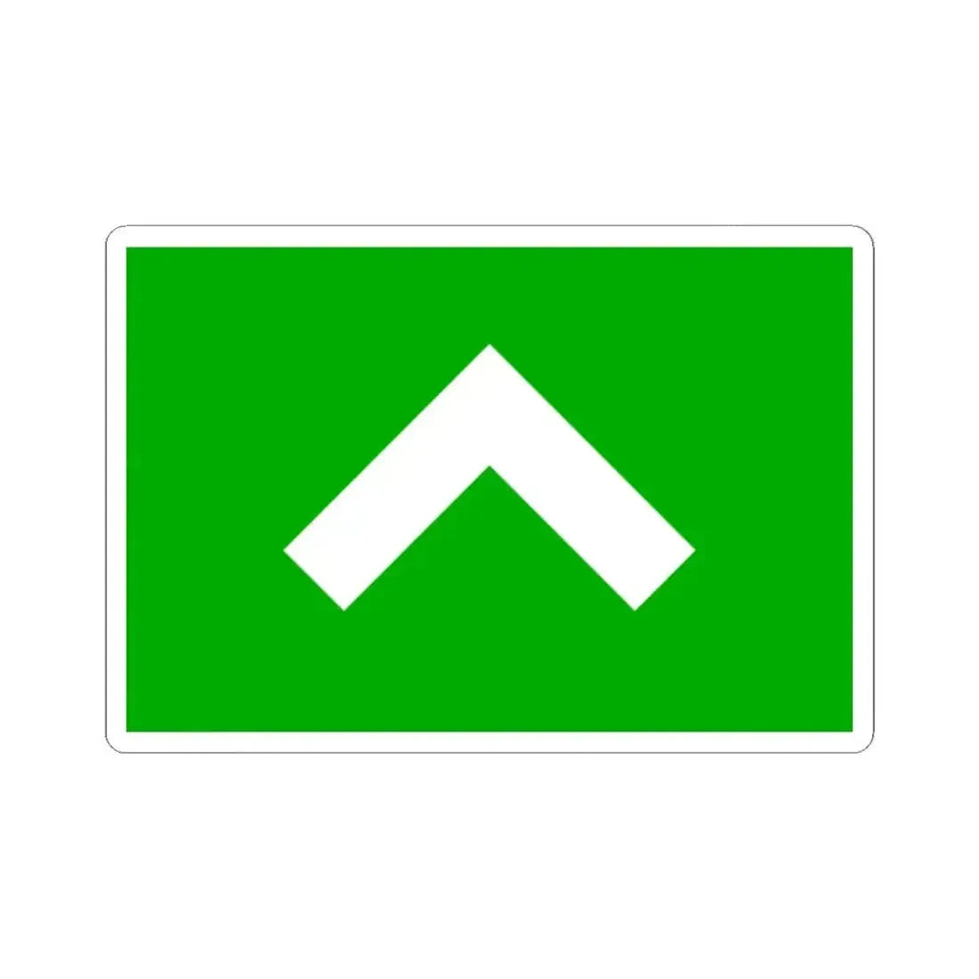 Flag of Klanovice (Czech Republic) STICKER Vinyl Kiss-Cut Decal 2 Inch White - The Sticker Space