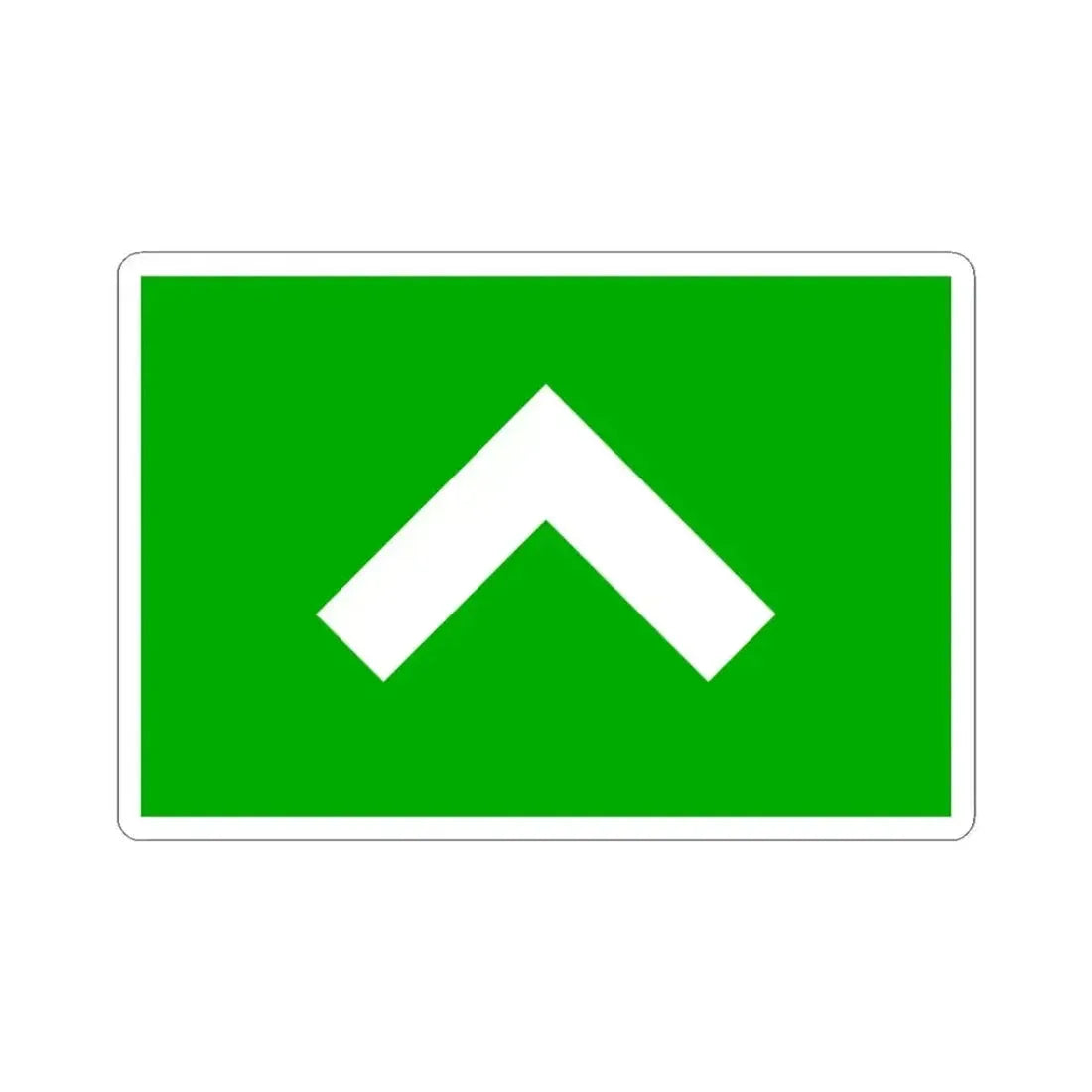 Flag of Klanovice (Czech Republic) STICKER Vinyl Kiss-Cut Decal 3 Inch White - The Sticker Space