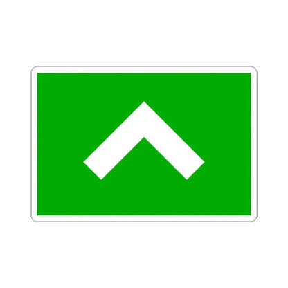 Flag of Klanovice (Czech Republic) STICKER Vinyl Kiss-Cut Decal 3 Inch White - The Sticker Space