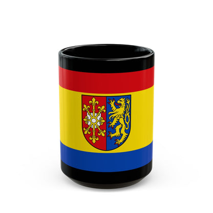 Flag of Kleve Germany - Black Coffee Mug-15oz-The Sticker Space