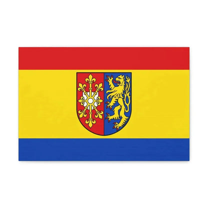 Flag of Kleve Germany - Canvas Wall Art 18″ x 12″ 1.25" - The Sticker Space