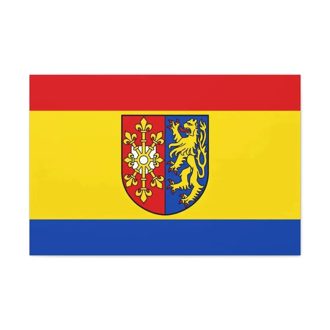 Flag of Kleve Germany - Canvas Wall Art 30" x 20" 1.25" - The Sticker Space