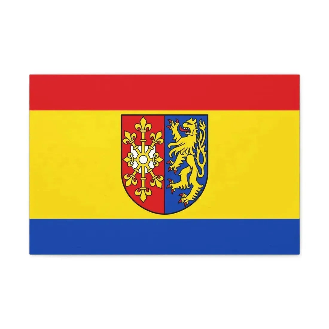 Flag of Kleve Germany - Canvas Wall Art - The Sticker Space