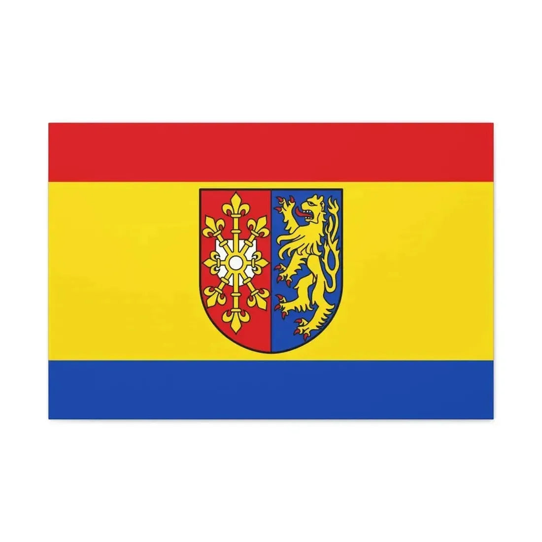 Flag of Kleve Germany - Canvas Wall Art - The Sticker Space