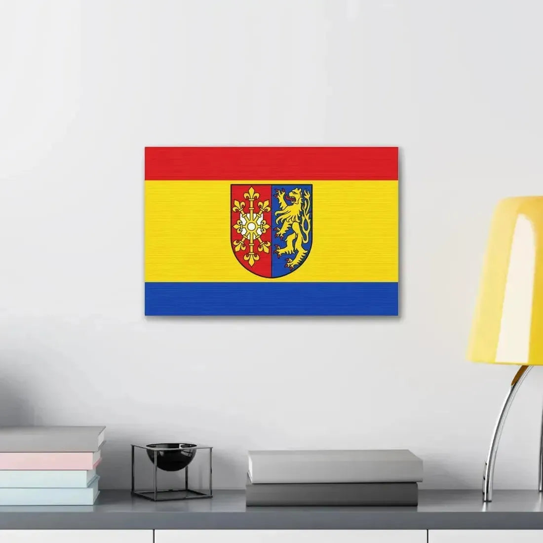 Flag of Kleve Germany - Canvas Wall Art - The Sticker Space