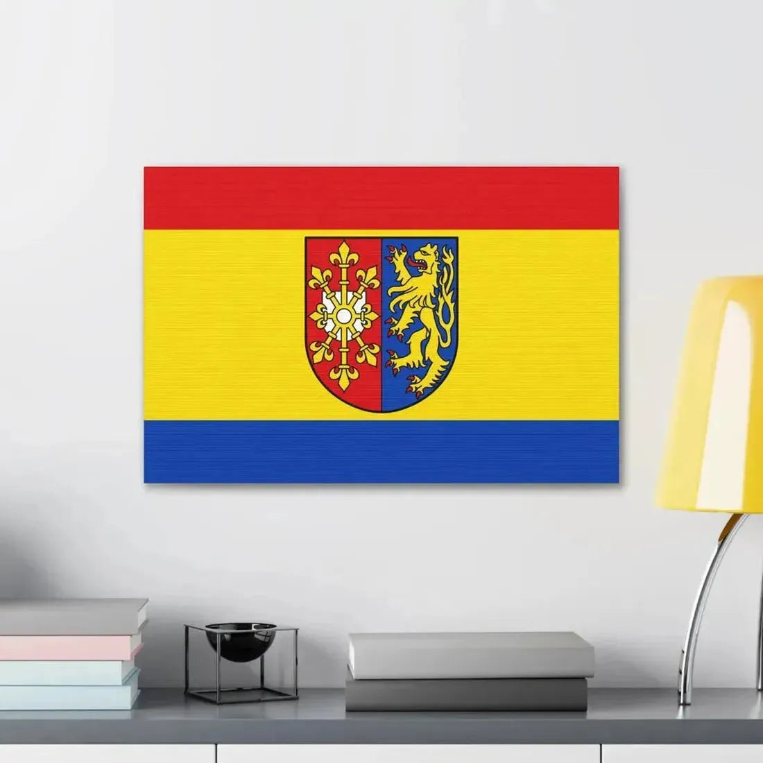 Flag of Kleve Germany - Canvas Wall Art - The Sticker Space