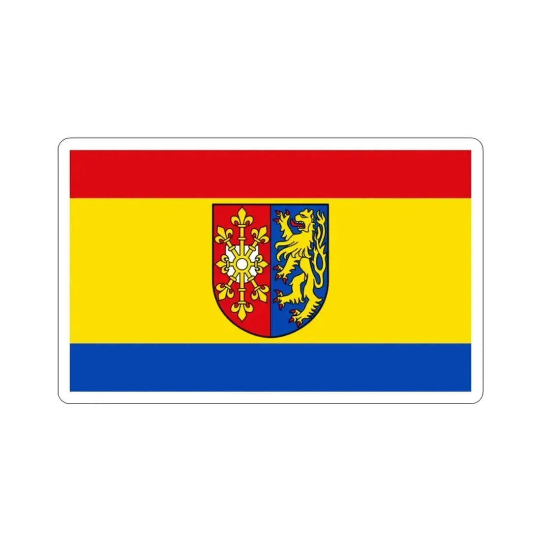 Flag of Kleve Germany STICKER Vinyl Die-Cut Decal 2 Inch - The Sticker Space