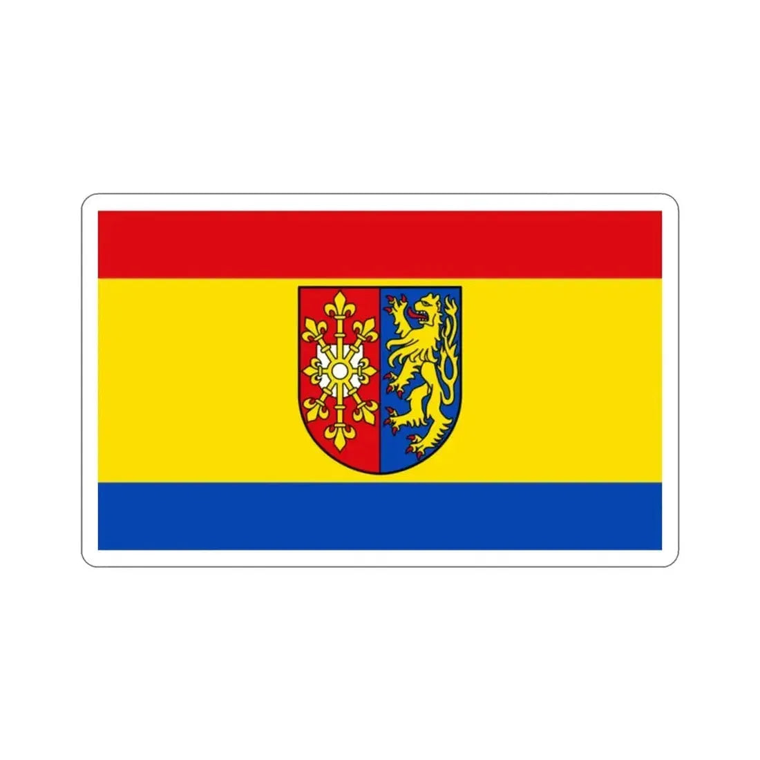 Flag of Kleve Germany STICKER Vinyl Die-Cut Decal - The Sticker Space