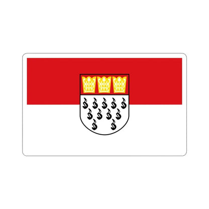 Flag of Köln Germany STICKER Vinyl Die-Cut Decal 2 Inch - The Sticker Space