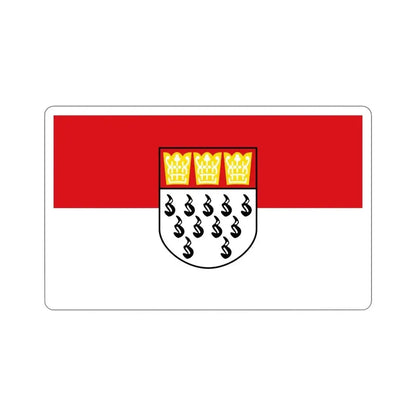 Flag of Köln Germany STICKER Vinyl Die-Cut Decal 5 Inch - The Sticker Space