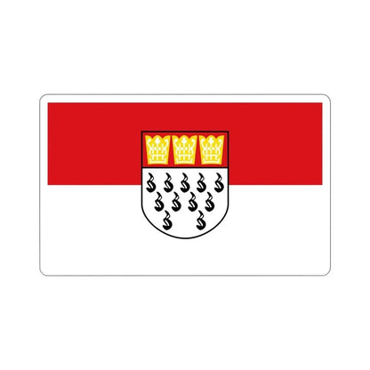 Flag of Köln Germany STICKER Vinyl Die-Cut Decal 6 Inch - The Sticker Space