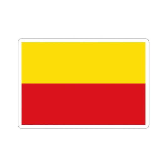 Flag of Knesselare (Belgium) STICKER Vinyl Kiss-Cut Decal 2 Inch White - The Sticker Space