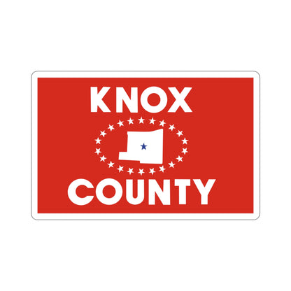 Flag of Knox County Ohio STICKER Vinyl Die-Cut Decal-4 Inch-The Sticker Space