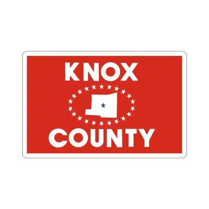 Flag of Knox County Ohio STICKER Vinyl Die-Cut Decal - The Sticker Space
