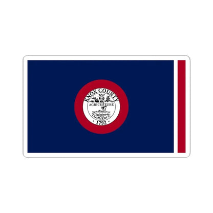 Flag of Knox County Tennessee (United States) STICKER Vinyl Kiss-Cut Decal 3 Inch White - The Sticker Space
