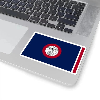 Flag of Knox County Tennessee (United States) STICKER Vinyl Kiss-Cut Decal - The Sticker Space