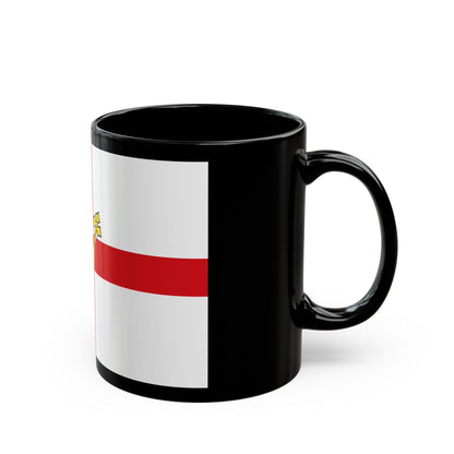 Flag of Koblenz Germany - Black Coffee Mug-The Sticker Space