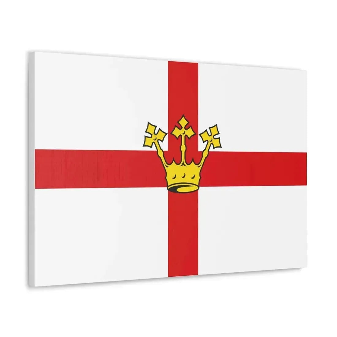 Flag of Koblenz Germany - Canvas Wall Art - The Sticker Space