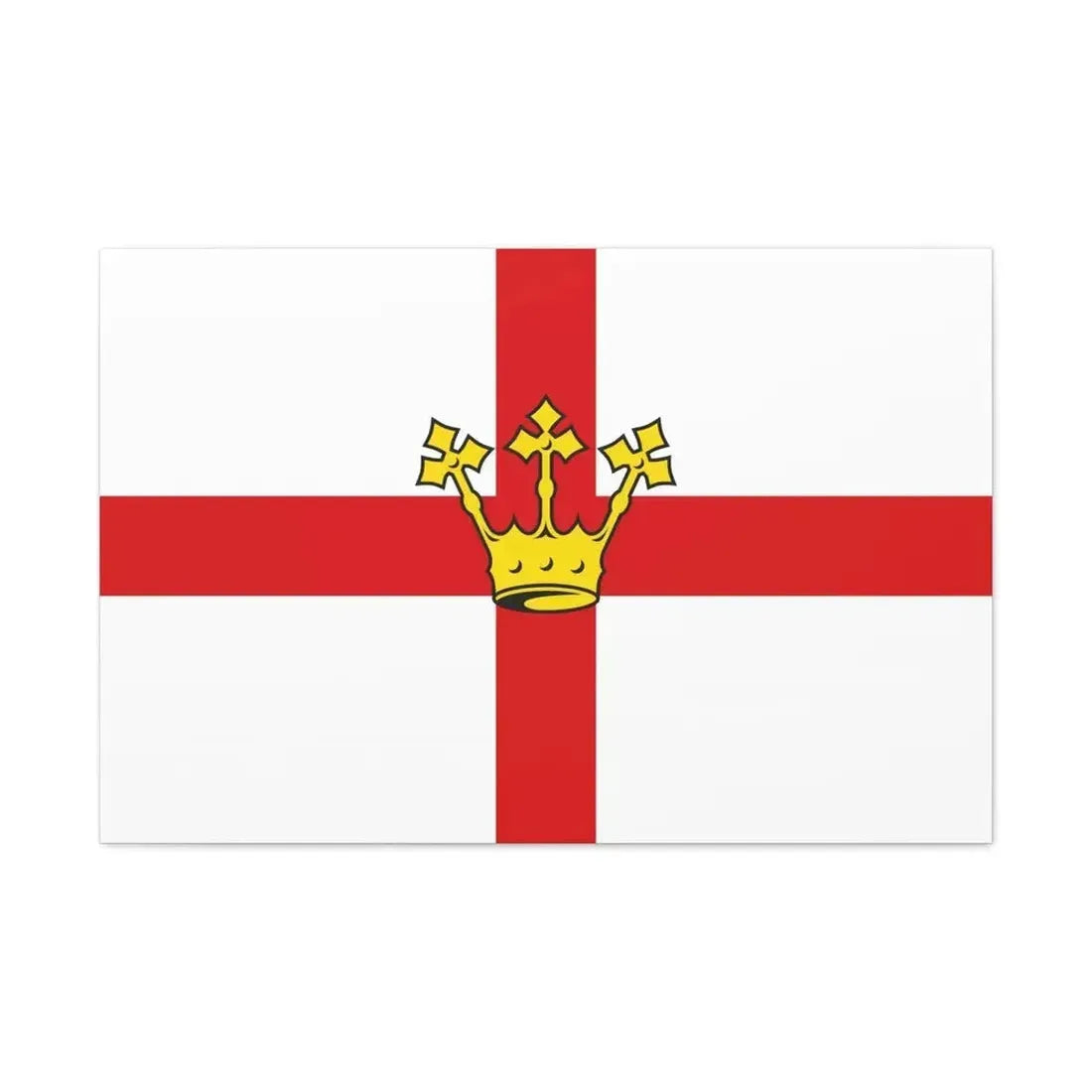 Flag of Koblenz Germany - Canvas Wall Art - The Sticker Space