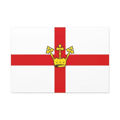 Flag of Koblenz Germany - Canvas Wall Art - The Sticker Space