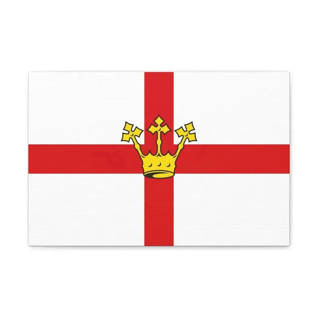 Flag of Koblenz Germany - Canvas Wall Art - The Sticker Space