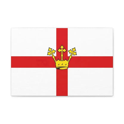 Flag of Koblenz Germany - Canvas Wall Art - The Sticker Space