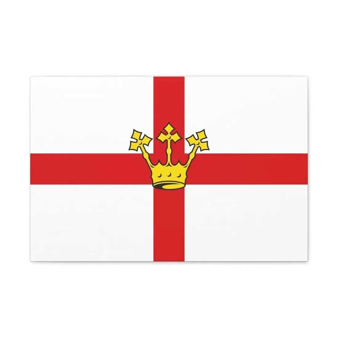 Flag of Koblenz Germany - Canvas Wall Art - The Sticker Space