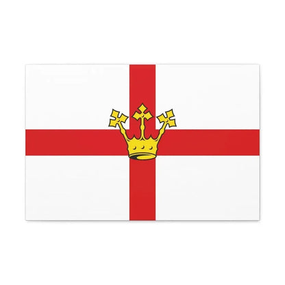 Flag of Koblenz Germany - Canvas Wall Art - The Sticker Space