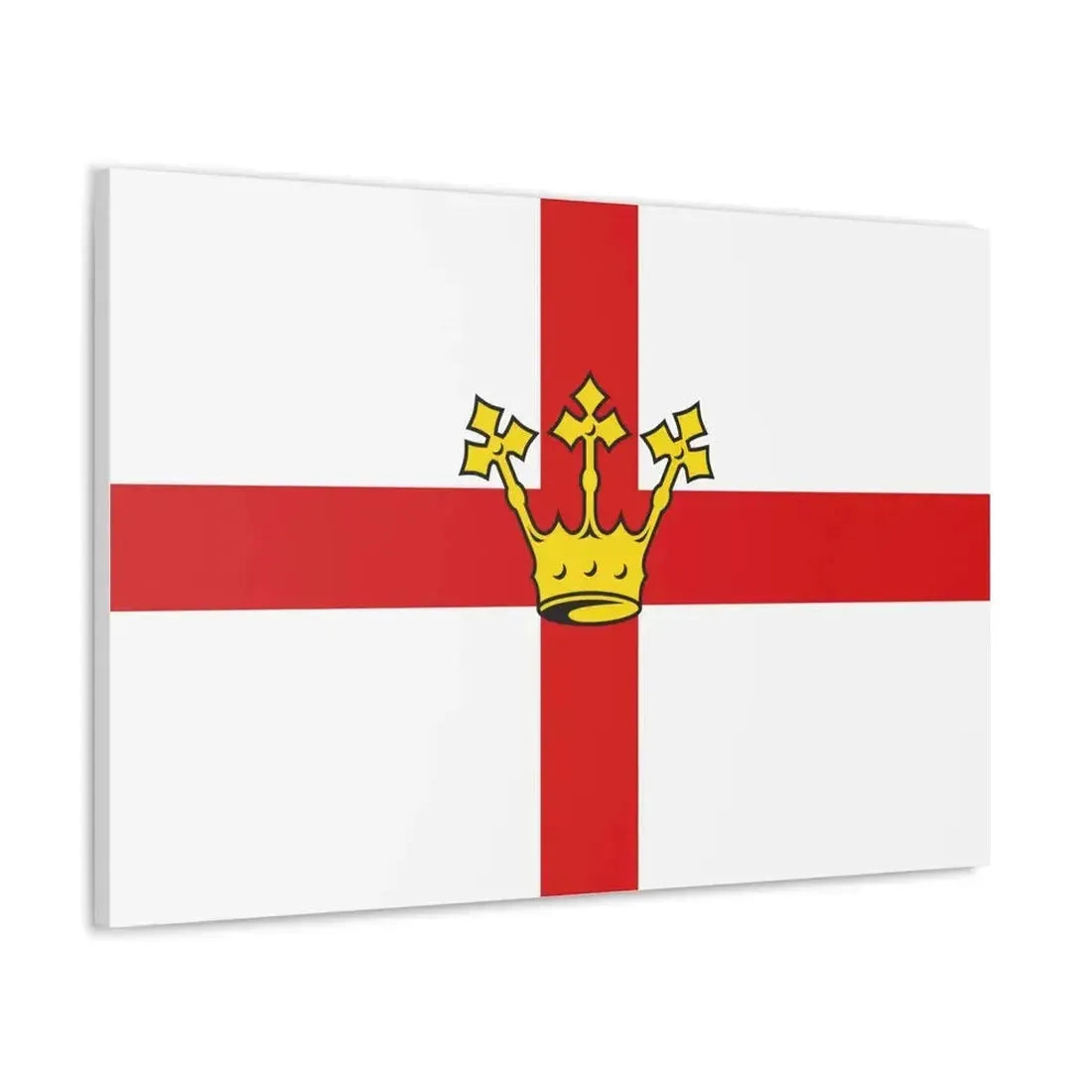 Flag of Koblenz Germany - Canvas Wall Art - The Sticker Space